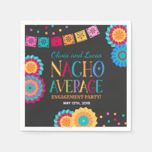 Fiesta Engagement Party Napkin Nacho Average Party