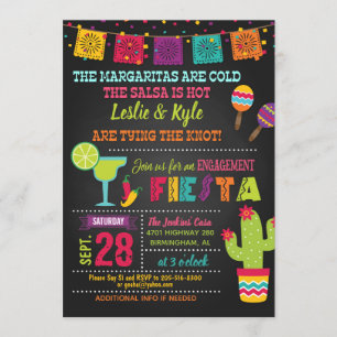 Fiesta Engagement Shower Invitation