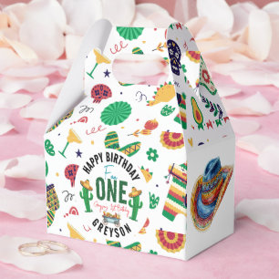 Fiesta First   1st Birthday Party Favour Box