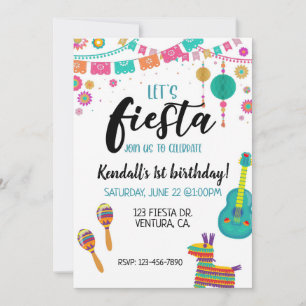 FIESTA, FIRST BIRTHDAY,LETS FIESTA