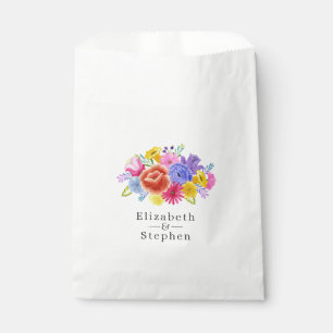 Fiesta Floral Wedding Favour Bags