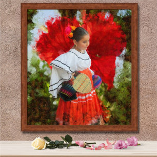Fiesta Flower 2555 Art Print