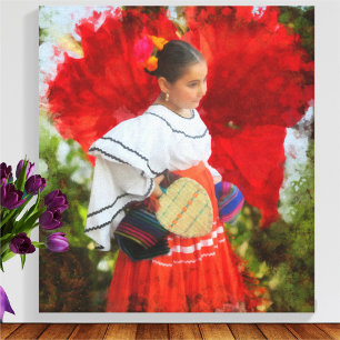 Fiesta Flower 2555 Canvas Art Print
