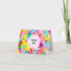 "Fiesta" - Folded Wedding Thank You Card