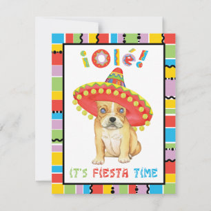 Fiesta Frenchie Invitation