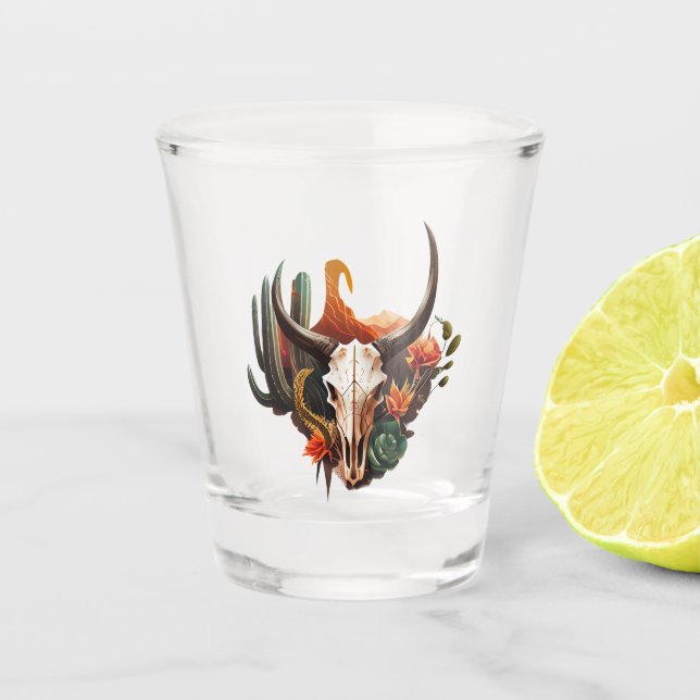Fiesta Fusion Shot Glass (Front)