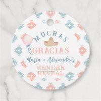 Fiesta Gender Reveal Thank You