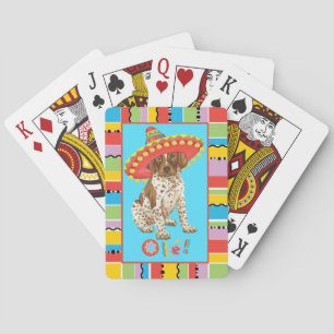 Fiesta German Shorthaired Pointer Playing Cards