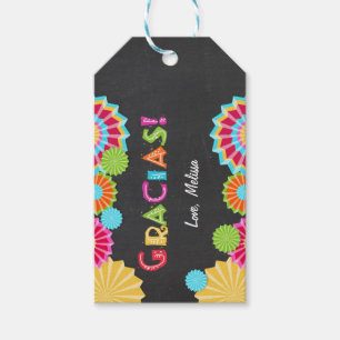 Fiesta Gift tags thank you favour Mexican