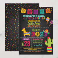 Fiesta Graduation Invitation - Blk (2023)