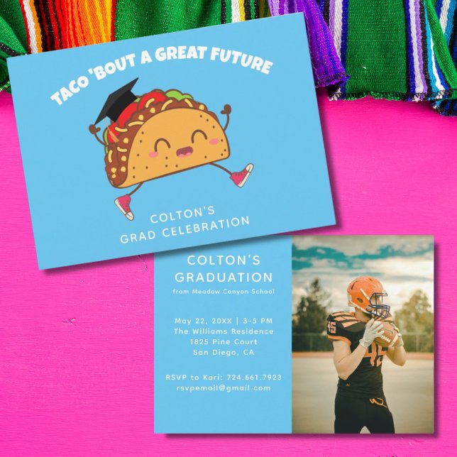 Fiesta Graduation Party Taco Bout a Great Future Invitation (Fiesta Graduation Party Taco Bout a Great Future Invitation)