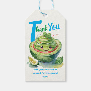 Fiesta Guacamole Baby BOY Shower Cute Favours Gift Tags