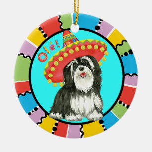 Fiesta Havanese Ceramic Tree Decoration
