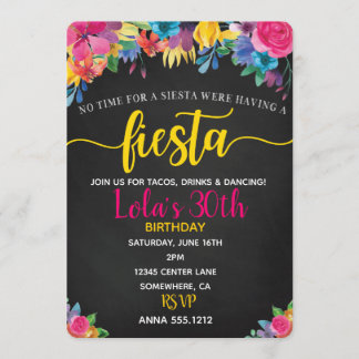 FIESTA INVITATION