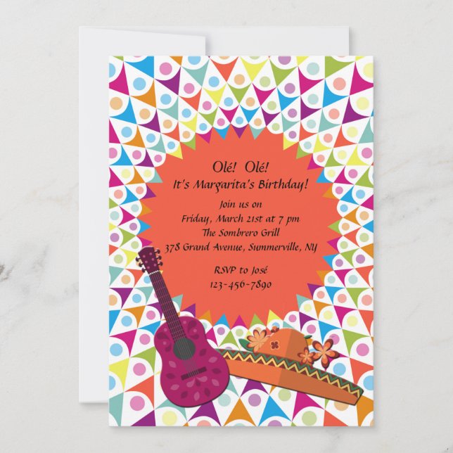 Fiesta Invitation (Front)