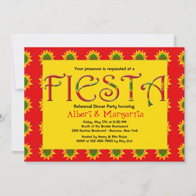 Fiesta Invitation (Front)
