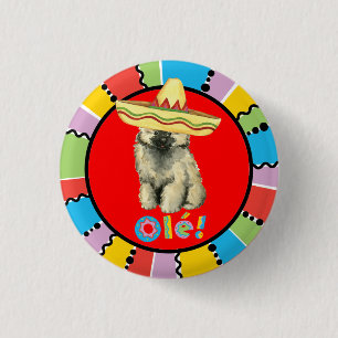 Fiesta Keeshond 3 Cm Round Badge