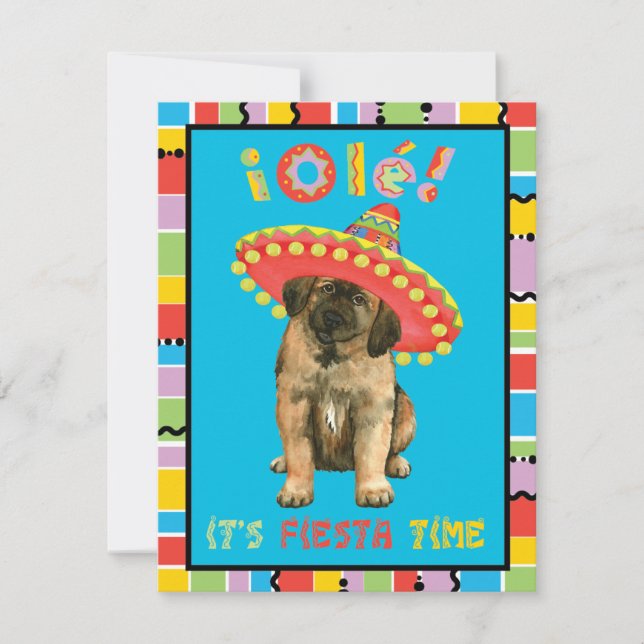 Fiesta Leonberger Invitation (Front)