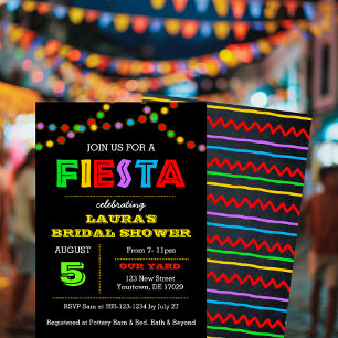 Fiesta Lights Shower Invitation