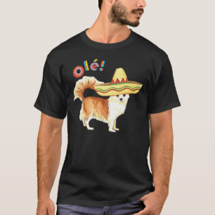 Fiesta Long Coat Chihuahua T-Shirt