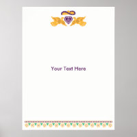Fiesta Lovebirds Poster