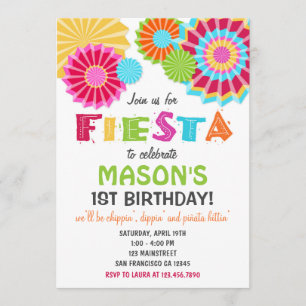 Fiesta Mexican Birthday Party Invitation