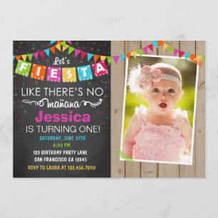 Fiesta Mexican Birthday Party Invitation