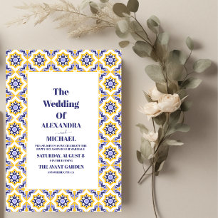 Fiesta Mexican Colourful Floral Wedding Invitation