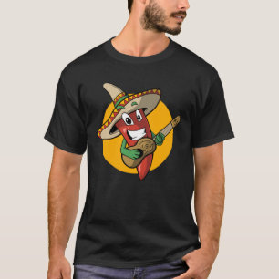 Fiesta Mexican Guitarists Chili Chili Guitarist T-Shirt