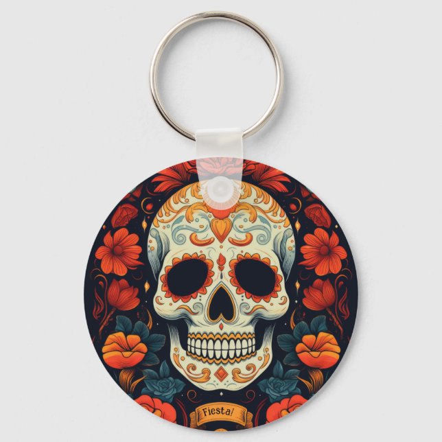 Fiesta! Mexican PARTY Key Ring (Front)