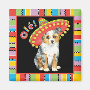 Fiesta Miniature American Shepherd Magnet