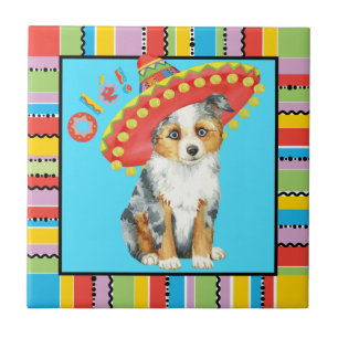 Fiesta Miniature American Shepherd Tile