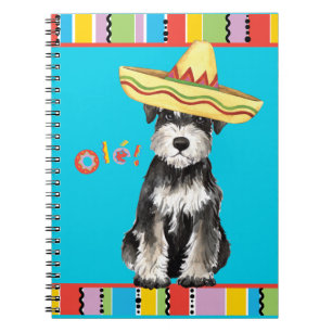 Fiesta Miniature Schnauzer Notebook