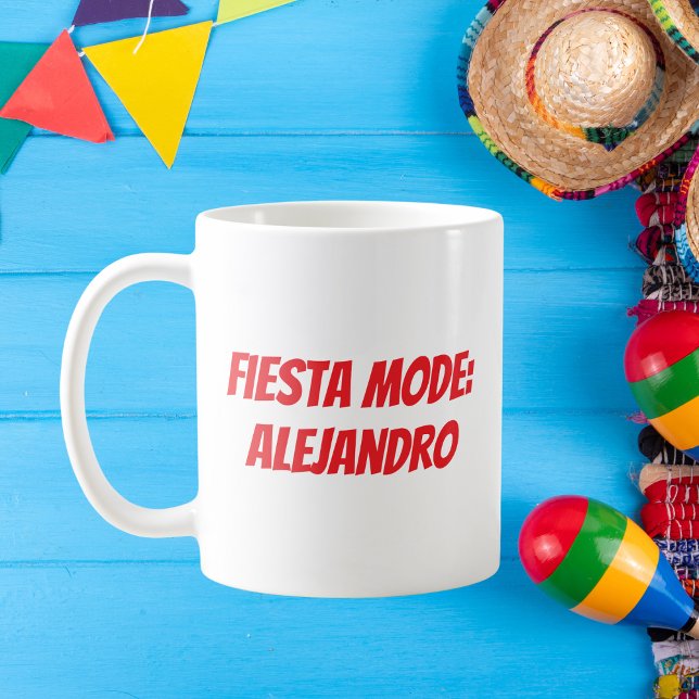 Fiesta Mode Personalised Cinco de Mayo Coffee Mug (Creator Uploaded)
