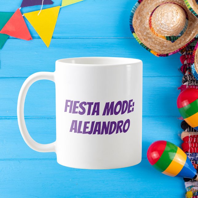 Fiesta Mode Personalised Cinco de Mayo Coffee Mug (Creator Uploaded)