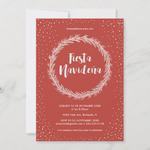 Fiesta Navideña Navidad Invitation