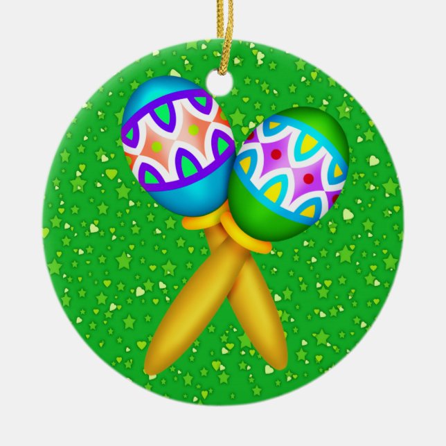 Fiesta - Partido ! Ceramic Tree Decoration (Front)