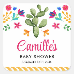 Fiesta Party Favour Stickers