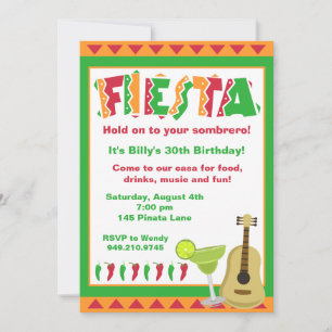 Fiesta Party Invitation