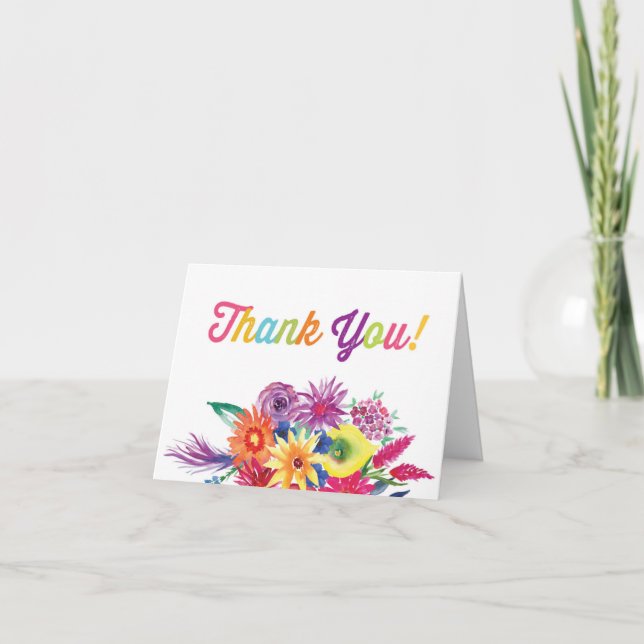 Fiesta Party Thank you card (Front)