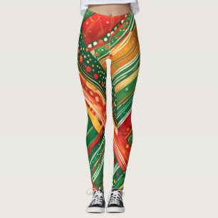 fiesta patchwork leggings