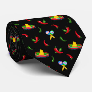 Fiesta pattern fun party tie