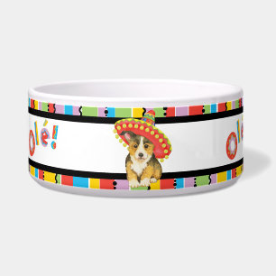 Fiesta Pembroke Welsh Corgi Pet Bowl