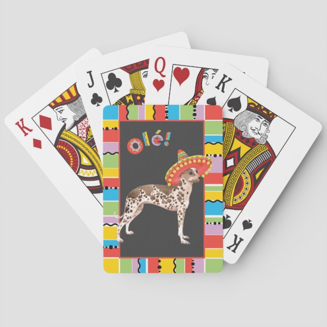 Fiesta Peruvian Inca Orchid Playing Cards (Back)