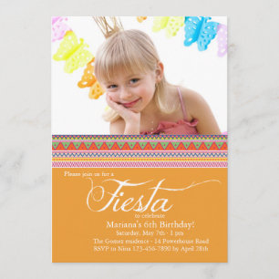 Fiesta Photo Invitation