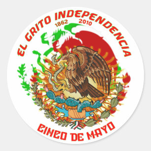 Fiesta-Product-Match-Cinco-de-Mayo-Set-1 Classic Round Sticker