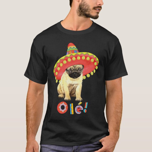 Fiesta Pug T-Shirt (Front)