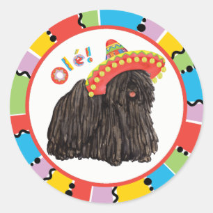 Fiesta Puli Classic Round Sticker