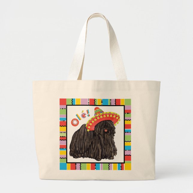 Fiesta Puli Large Tote Bag (Front)
