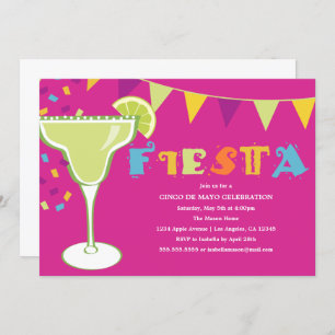 Fiesta Purple Invitation